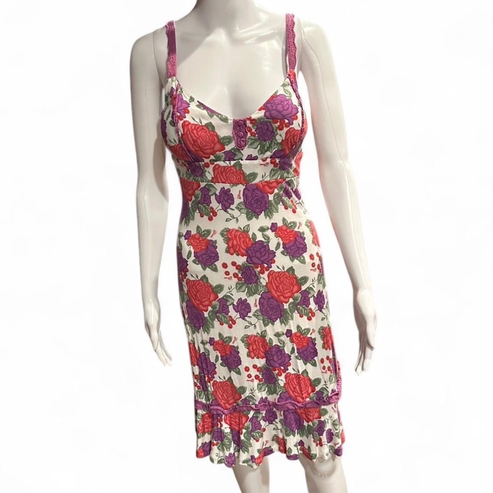 Guess Floral Print Slip Dress